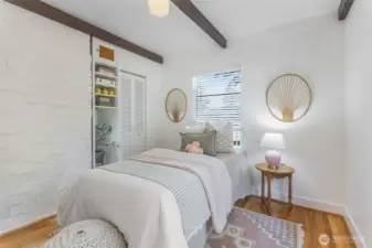 Bedroom on main level.