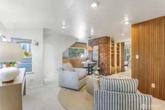Upstairs primary suite.