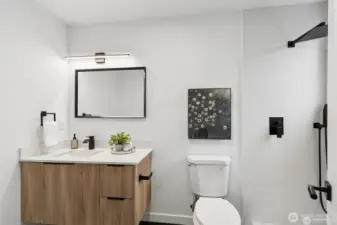 Ensuite bathroom of Primary bedroom on main floor.