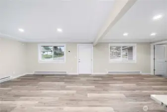 And your living room here...or flip them! This space is so versatile!