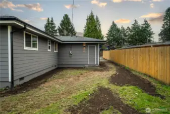 Side yard is a great size too!