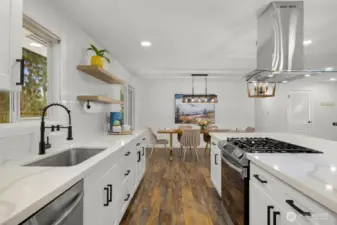 A thoughtfully designed kitchen that blends beauty and function