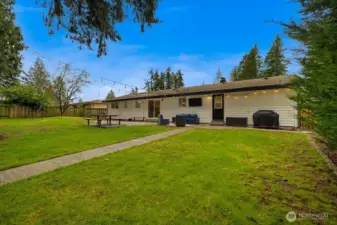 Ample space for gardening and outdoor enjoyment.