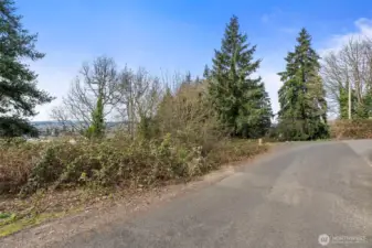 Entrance off of Maple Street