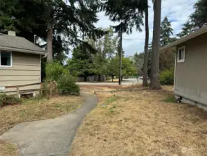 Sidewalk between both units