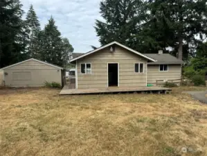 Rear of main house