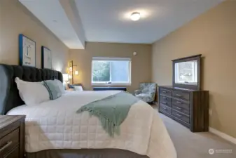 Ample room for king size bed