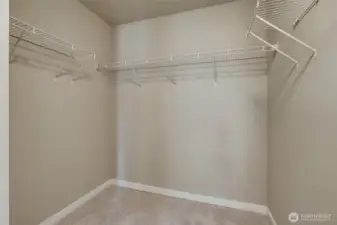 Walk in Closet in Primary Bathroom