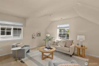 Upstairs sunny loft