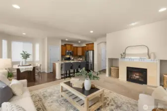 Gas fireplace