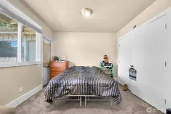 downstairs primary bedroom