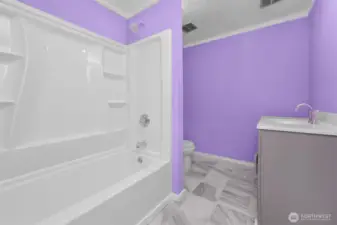 downstairs south full bathroom