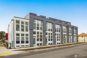 New townhomes across the street from SideOut Pickleball courts!