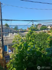 ensuite bath has a partial Sound view