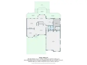 This floorplan is immense. Look at the garage space and their is heated flooring in there as well.