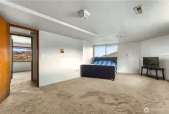 Guest Bedroom in daylight basement