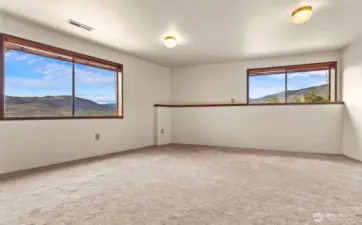 Bonus room in daylight basement
