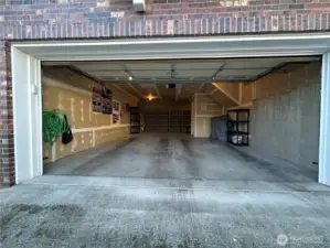 Garage can accomodate up to 3 cars