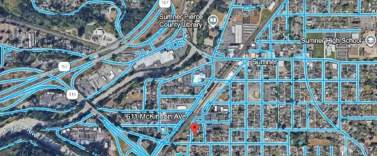 AERIAL VIEW OF PROEPERTY AND SURROUNDING SUMNER TOWN CENTER DEVELPOMENT AREA