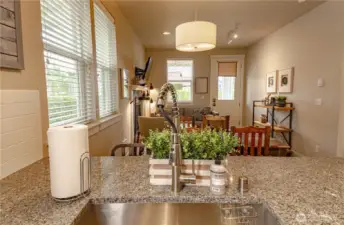 Open concept floorpan