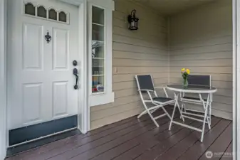 Large front porch