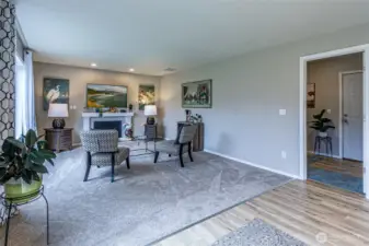 Utility room on main level for easy access