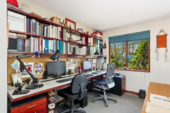 Artist studio has water view