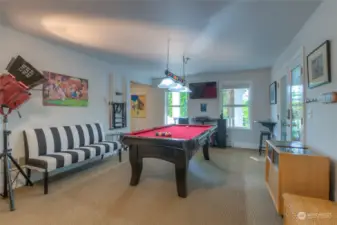 Pool table included!