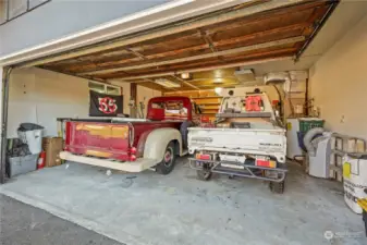 2 car attached garage