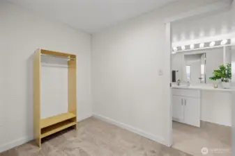 Customize your walk in closet space with more Ikea cabinets or your own