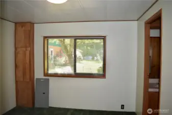 Bedroom #1 with access to bathroom off laundry room