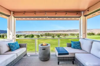 Main Floor Covered Patio Allows you to Enjoy those Hot Summer Days