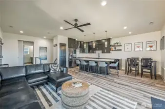 Main Floor Living Room with Open Concept