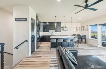Main Floor Living Room with Open Concept