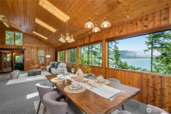 Stunning views from the dining room.
