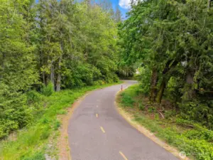 Cushman Trail in neighborhood