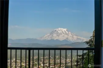 Views off of the primary terrace are breathtaking.