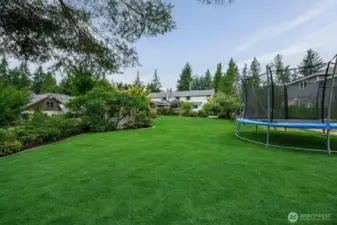 An incredible amount of yard space—this is just a portion of what the property offers. With no HOA and located in unincorporated King County, you have the freedom and flexibility to truly make it your own—whether for outdoor entertaining, play areas, gardening, pets, recreation, or adding a sport court, pool, shop, or additional structures with greater ease.