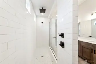 Primary Bathroom with delux shower