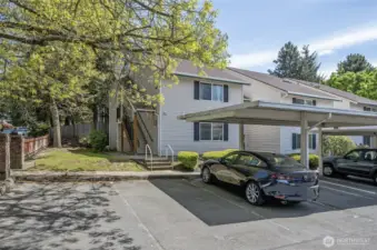 Convenient carport and easy-access parking.