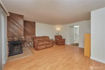 Natural Gas fireplace to snuggle up to in the winter