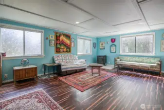 Lots of Natural Light & Pellet Stove