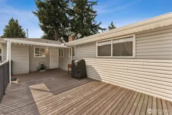 Partially Covered Deck