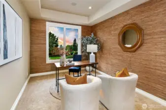office with a murphy bed (could be 5th bed)