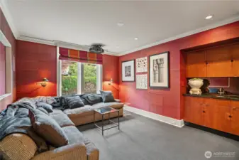 Main Level Theater Room