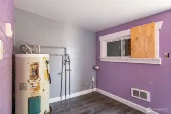 Laundry room.