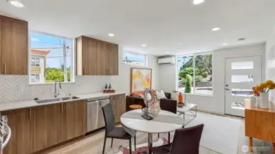 Photos are of the model home