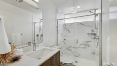 Photos are of the model home