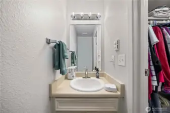 Half bath off Primary Suite