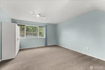 This is the flex room above the garage accessible through the bonus room. Use as an extra bedroom, home gym, home office, or more!